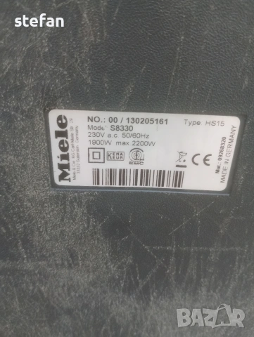 Прахосмукачка Miele C3, снимка 6 - Прахосмукачки - 55215642