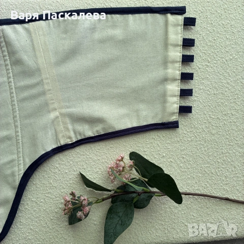 Ръчно изработен Denim корсет (100% памук), М-размер, снимка 7 - Корсети, бюстиета, топове - 55217043
