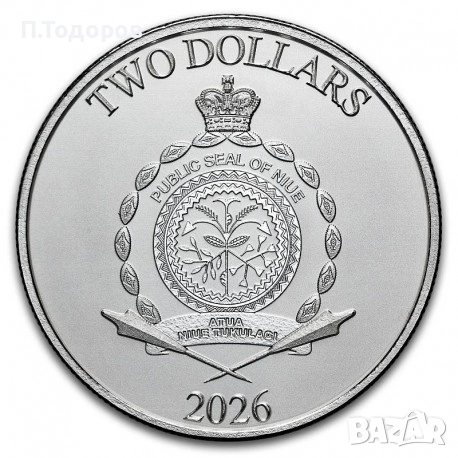 Сребро 1 oz Дарт Вейдър 2026 - остр. Ниуе, снимка 2 - Нумизматика и бонистика - 55002667