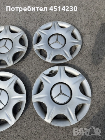 Mercedes тасове / капачки за джанти – комплект 4 бр. – 15€, снимка 3 - Аксесоари и консумативи - 55678310