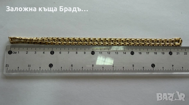 Златно дамско колие 12,97гр, снимка 4 - Колиета, медальони, синджири - 55229554