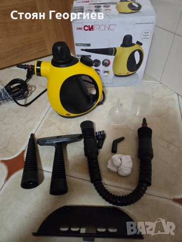 Чисто нова Парочистачка Clatronic DR 3653, 250мл, 3.5 бара, 1050W, снимка 2 - Парочистачки и Водоструйки - 55160675