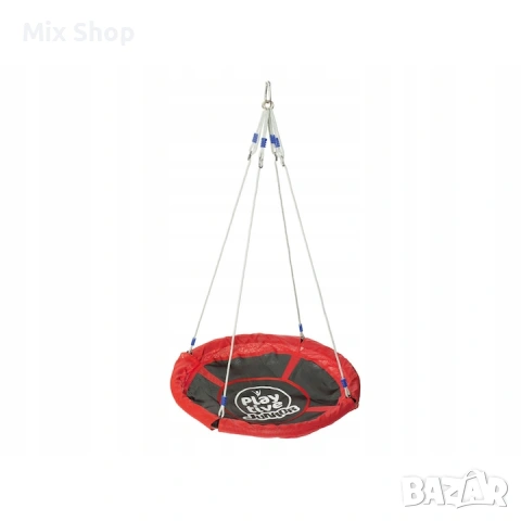 Нова Градинска люлка, Playtive, 113 см, 150 кг, червен/черен
