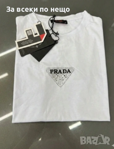 Prada Дамска Тениска👚Дамска Блуза С Къс Ръкав Прада Код A1435