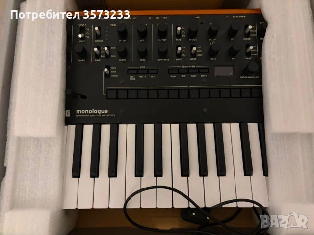 Korg Monologue Black, снимка 2 - Синтезатори - 55057252