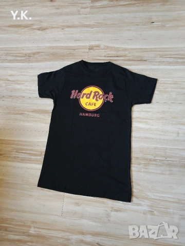 Оригинална дамска тениска Hard Rock Cafe Hamburg, снимка 2 - Тениски - 54327411