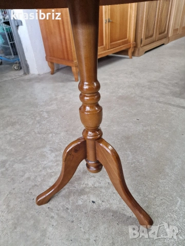 Масивна Кръгла Масичка-внос от Германия!, снимка 3 - Маси - 54106777