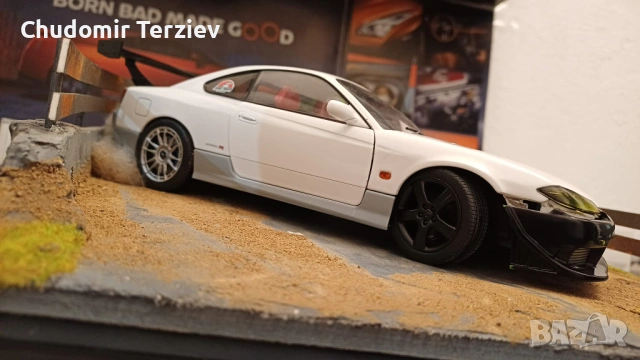 Диорама 1:18 Nissan Silvia S15, снимка 4 - Колекции - 54506018