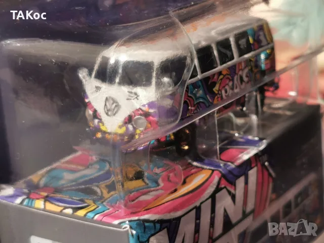 Mini GT No.1191 Volkswagen T1 minibus MIZU DESIGN 1967 - CHASE, снимка 8 - Колекции - 55578507