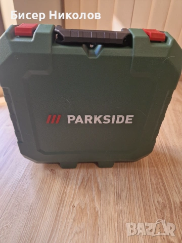 Акумулаторна Ударна Бормашина Винтоверт Parkside с 2Ah батерия и зарядно устройство с куфар , снимка 7 - Винтоверти - 55021866