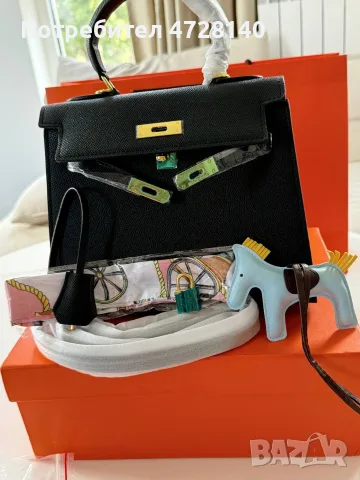 Дамска чанта Hermes размер 27 см