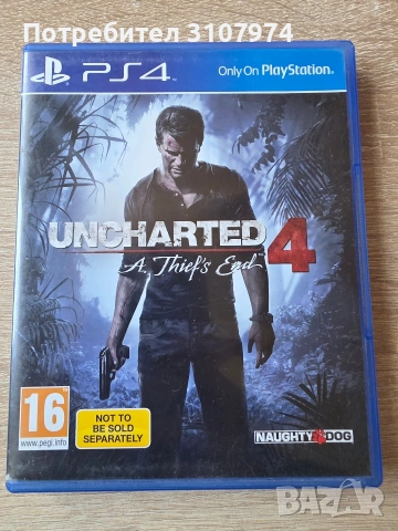 Uncharted 4 Playstation 4 Game 