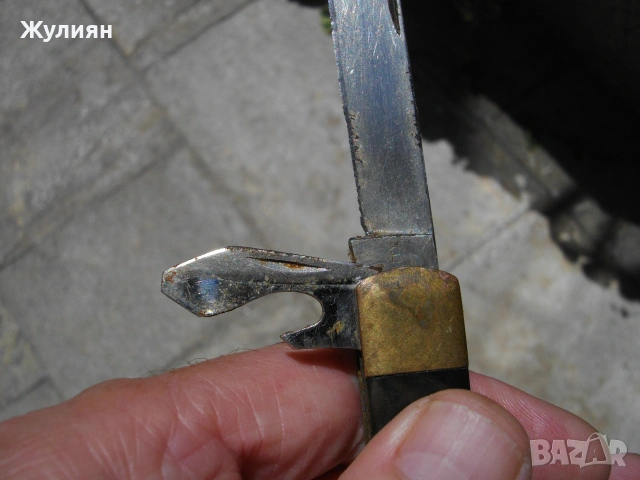 КОЛЕКЦИОНЕРСКО СТАРО ДЖОБНО НОЖЧЕ , снимка 7 - Антикварни и старинни предмети - 55187383