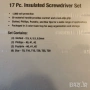 Cornwell Tools 17части изолирани Interchangeable Insulated Screwdriver Set 1000v 17Pc, снимка 5