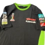 Оригинална фен тениска Kawasaki Quattro Plant Racing, черна, размер M/L, снимка 3