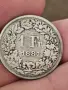 1 франк 1887 год, сребро, тегло 5.00 гр, проба 835/1000, снимка 1