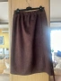 Тъмнокафява велурена пола, снимка 2