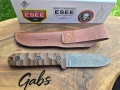 Нож ESEE USA Camp Lore PR4,Randall's Adventure,фултанг с кожена кания, снимка 4
