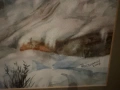 Зима акварел Никола Ангелаков , снимка 2