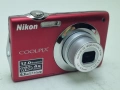 Nikon Coolpix S3000 12MP Digital Compact Camera RED 4x Zoom, снимка 5