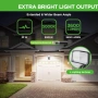 LUTEC LED прожектор 3500 lm с 3 глави, сензор и IP65, снимка 7
