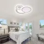 LED Смарт полилей за таван с дистанционно и димиране, 88W, за дневна и спалня, снимка 2