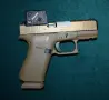 GLOCK 43x Coyote + AIMPOINT COA ГЛОК 9х19 Койот с бързомер, снимка 2