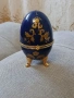 Порцеланово яйце кобалт , снимка 1