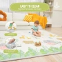 200 x 180 х 2см Сгъваема двулицева детска постелка / килимче за игра SUPERBE BEBE, снимка 8
