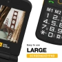 AGM Mobile здрав мобилен телефон с голям екран, клавиатура и SOS бутон (4G, Dual SIM), снимка 8