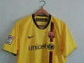 Barcelona Puyol Nike 2008-2009 оригинална жълта тениска фланелка Барселона Карлес Пуйол, снимка 5