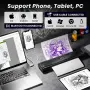 Портативен принтер за татуировки пренос на татуси с Bluetooth и USB, за шаблони и печат, снимка 6