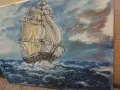 Морска картина-масло., снимка 3