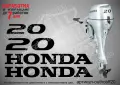 HONDA след 2008 извънбордови двигател стикери 2 4 5 9.9 10 15 20 hp , снимка 9