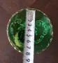 Впечатляваща Бохемска ваза от цветно стъкло, снимка 10