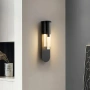 LED аплик за стена (външен/интериор) с алуминиев корпус и цилиндричен дизайн 43 см, снимка 6
