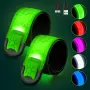 Fitense Акумулаторни LED гривни за ръка, комплект от 2 броя, екипировка за бягане с висока видимост , снимка 1