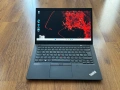 14' Full HD Ryzen 7 PRO 4750u Lenovo ThinkPad T14s Gen 1 32GB LPDDR4X/256GB NVMe/Radeon/Бат 6ч., снимка 1