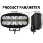 LED Халоген Фар DRL бяла/жълта светлина – 12-24V за джип, камион, агротехника 9 инча, снимка 2