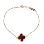 Златна дамска гривна Van Cleef  3,78гр. 18,0см. 14кр. проба:585 модел:37811-1, снимка 1