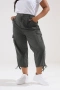 Сиви памучни панталони Yours Clothing UK16 EU44, снимка 1