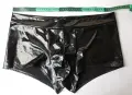 Черни мъжки лачени боксерки XL , снимка 3