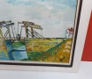 НАЙ ДОБРАТА ОФЕРТА Стара немска картина Подписана WS (1950-60), снимка 2