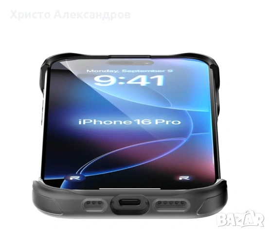Кейс + скрийн протектор от Rebel FLEX за iPhone 16 Pro MagSafe #47, снимка 2 - Калъфи, кейсове - 54545670