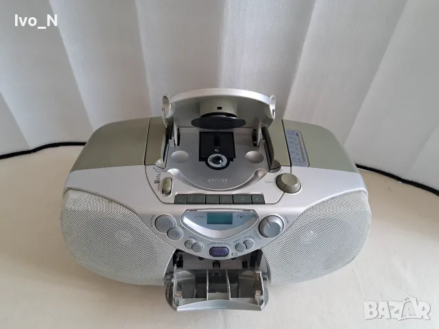 CD радиокасетофон Philips AZ 1008 - за части., снимка 2 - Радиокасетофони, транзистори - 55421070