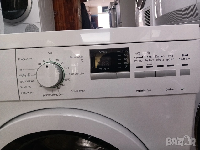 Пералня Сименс Siemens IQ Drive A+++ 7кг 2 години гаранция!, снимка 8 - Перални - 54174158