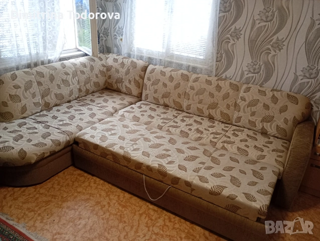 ъглов диван 