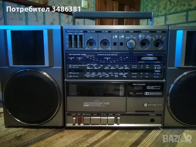 HITACHI TRK 9100 E, снимка 2 - Радиокасетофони, транзистори - 55511705