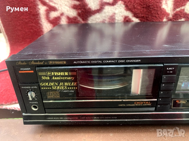 CD Player Fisher DAC-205 - 5 диска. Само за ценители!, снимка 2 - Аудиосистеми - 54894404