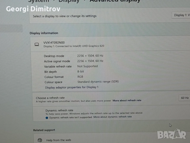 Microsoft Surface Laptop 2 i5-8250U/8RAM/128SSD, снимка 6 - Лаптопи за работа - 54984305